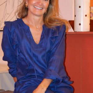 Camisa babado 100% linho