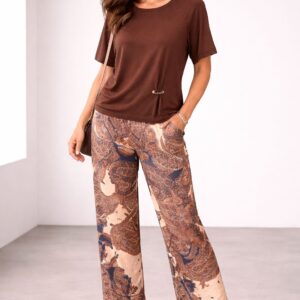 Pantalona Seda Estampada