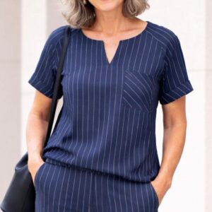 T-Shirt Risca de Giz Alfaiataria