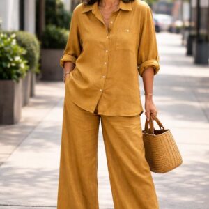 Calça Elástico 100% Linho